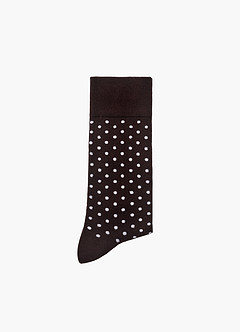front Polka Dot Groomsmen Socks