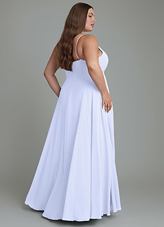 Azazie Amani Bridesmaid Dresses Lavender A-Line Pleated Chiffon Dress image8