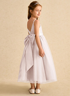 Azazie Patootie Flower Girl Dresses Rose Petal A-Line Spaghetti Strap Tulle Dress image2