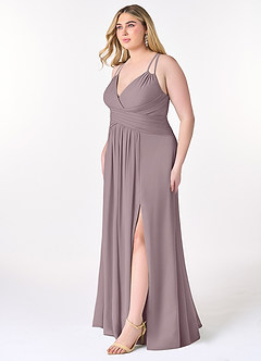 Azazie Farren Bridesmaid Dresses A-Line Convertible Chiffon Floor-Length Dress image9