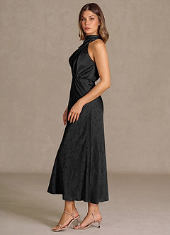 Lumi Black Floral Maxi Dress image3