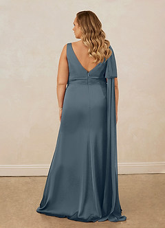 Christian Siriano Bridal for Azazie 1011 Bridesmaid Dresses Twilight Mermaid Bow Stretch Satin Dress image19