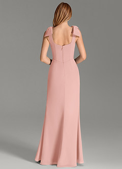 Azazie Adalynn Bridesmaid Dresses Rosette Mermaid Pleated Chiffon Dress image6