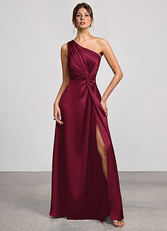 Eulalie Bundundy Luminous Satin Maxi Dress image2