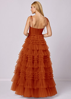 Barbie ♥ Azazie Bridesmaid Dresses Paprika A-Line Sweetheart Neckline Tulle Dress image5