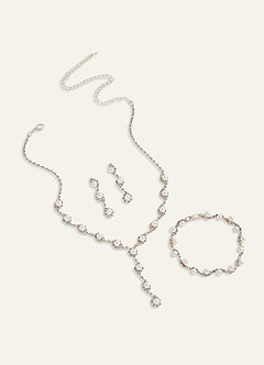 Pearl Drop Jewelry Set