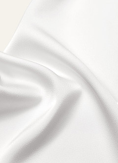 front Azazie Pañuelo de novia de satén elástico extra largo