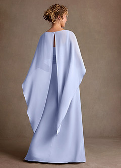 Azazie Marilla Suknie dla Matki Panny Młodej Linia A Pofałdowany Szyfon Długość podłogi Sukienka image3