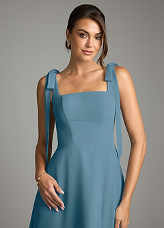 Azazie Debra Abiti da Damigella Abito Convertibile A-Line in Chiffon Con Tasche Bermuda image2