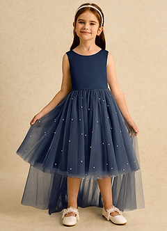 Azazie Bell Flower Girl Klänningar Klänning Balklänning i Tyll Rosett image7