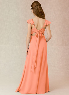 Azazie Everett Junior Sunset A-Line Chiffon Dress image1
