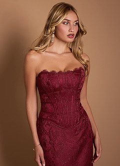 Kleid Koryn Dunkle Himbeere image5