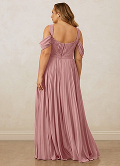 Christian Siriano Bridal for Azazie 1013 Bridesmaid Dresses Dusty Rose A-Line Off the Shoulder Chiffon Dress image12