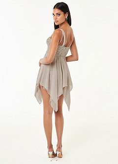 Londyn Vanilla Lace Mini Dress image3