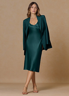 front Rowan Pine Refined Weave Performance 2-Piece Suit