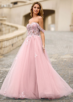 Eleanor Rose Robe de bal en dentelle florale 3D image7