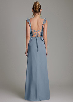 Azazie Jessamine Bridesmaid Dresses Twilight Mermaid Corset Chiffon Dress image7