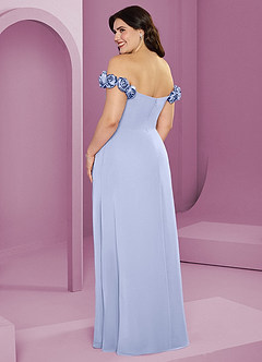 Barbie ♥ Azazie Bridesmaid Dresses Ice A-Line Off the Shoulder Chiffon Convertible Dress image12