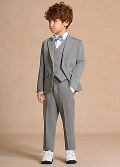 front Oliver Garçons Gris Costume 5 pièces