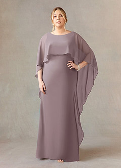 Azazie Dion Mother of the Bride Dresses Dusk Sheath Scoop Stretch Crepe Dress image8