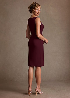 Azazie Irna Abiti per la Madre della Sposa Abito Colonna in Chiffon Cabernet image6