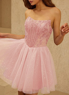 Florisse Roze Mini-jurk image7