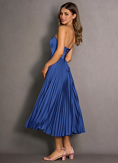 Celene Royal Blue Midi Dress image4