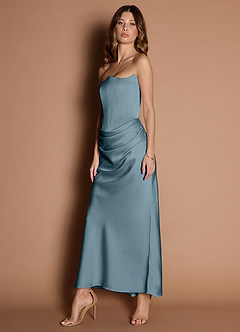 Debby Powder Blue Midi Dress image4