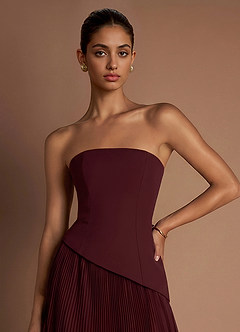 Ixchel Wine Maxi Dress image5
