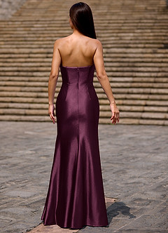 Prism Ankara Red Corset Prom Dress image2