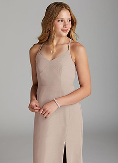 Azazie Becca Junior Frost Mermaid Chiffon Dress image3