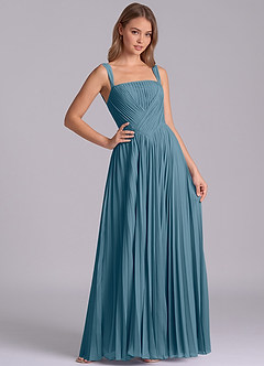 Azazie Mina Bridesmaid Dresses Bermuda A-Line Pleated Chiffon Dress image6