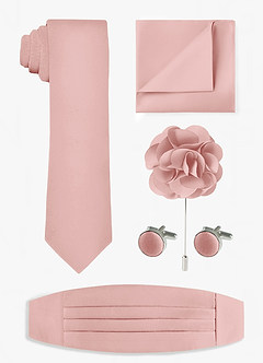 front Matte Satin Wide Tie