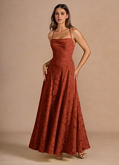 Marlo Castaniu Rochie de bal cu corset image3