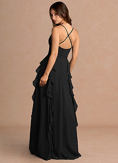 Vestido Negro Largo Alouette image2
