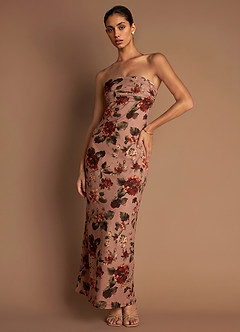 Yseult Mauve Multi Maxi Dress image4