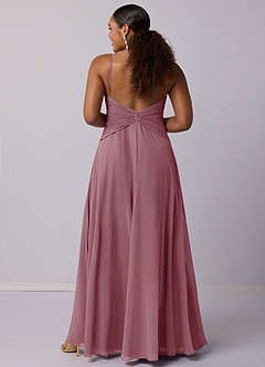 Barbie ♥ Azazie Bridesmaid Dresses Vintage Mauve A-Line Chiffon Dress image9