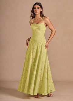 Marlo Amarillo Pastel Vestido de fiesta de graduación image3