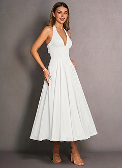 Isabeau White Maxi Dress image4