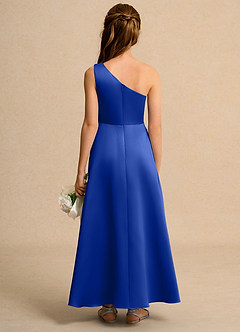 Azazie Taffy Junior Formal Flower Girl Klänningar Klä A-Line i Matt satäng Spets image2