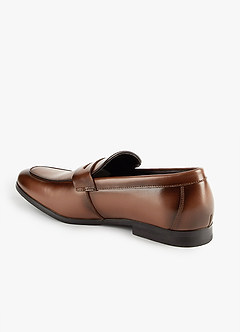 front Leren Penny Loafers voor Heren