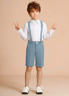 front Oliver Azul Claro Conjunto de 3 piezas de pantalones cortos para niño