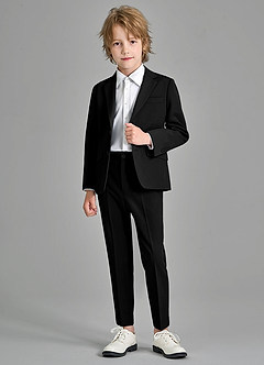 Oliver Boys Black 2-Piece Suit