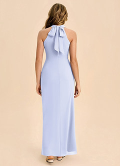 Azazie Doretta Junior Osłona Pofałdowany Szyfon Długość podłogi Młodsza druhna Sukienka image2