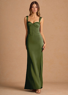 Kleid Nerissa Olivgrün image4