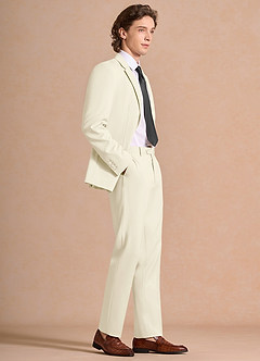 front James Ivory Structured Stretch Suit