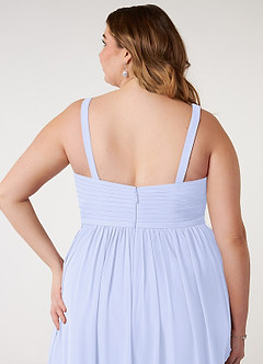 Azazie Chanel Bridesmaid Dresses Lavender A-Line Pleated Chiffon Dress image11