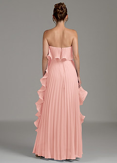 Azazie Alexia Bridesmaid Dresses Rosette A-Line Ruched Chiffon Dress image7