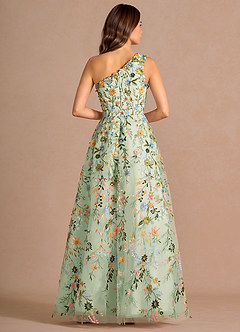 Maribel Light Green Maxi Dress image2