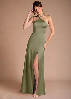Vestido Pistacho Largo Elliana image1